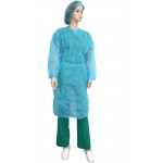 Halat medical unica folosinta albastru 10 buc/set Halat medical unica folosinta albastru 10 buc/set